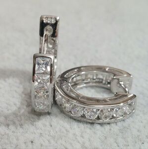 Elegant Silver Hoop Earrings